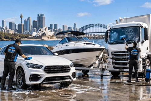 Mobile vehicle washing service in Sydney